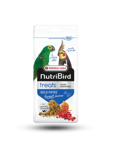 NutriBird Treats Gold Patee Forest Fusion - Complemento Nutricional para Aves