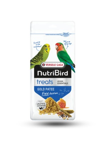 NutriBird Treats Gold Patee Field Fusion - Complemento Nutricional para Aves