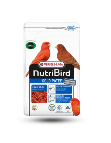 Gold Patee Factor Rojo - Pasta de Huevo para Aves de Factor Rojo