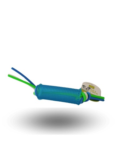 Mordedor para Perro NUNBELL en Forma de Tubo, 9,5 cm de Plástico Resistente y Seguro