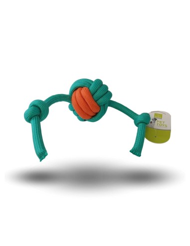 Mordedor para Perro Grande NUNBELL de Cuerda en Forma de Nudo, 35 cm