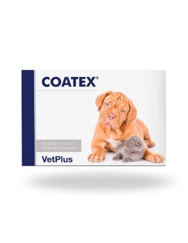 Coatex 60 Capsules - Supplément pour la Peau et le Pelage chez les Chiens et les Chats