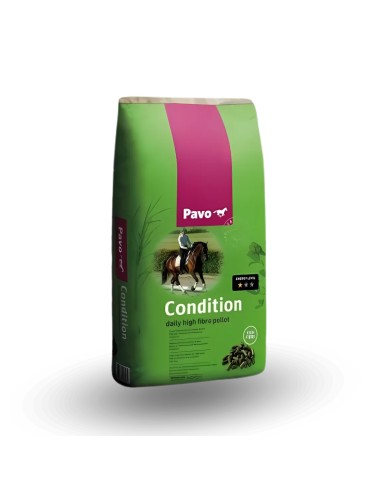 Muesli Energético para Caballos PAVO Condition 20 Kg - Pienso sin Avena de Mantenimiento