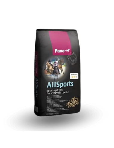 Pienso Deportivo para Caballos PAVO AllSports 20 Kg - Entrenamiento y Competición Equilibrada