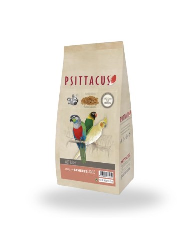 Comida para Pajaros PSITTACUS Wet&Dry Microspheres 20/10 3kg