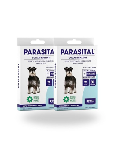 Pack 2 Collares Parasital para Perros Pequeños y Medianos – Ahorro y Protección Natural