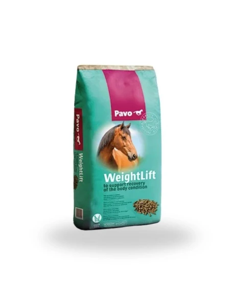 Pavo WeightLift 20 kg – Forraje sin cereales para caballos delgados o mayores