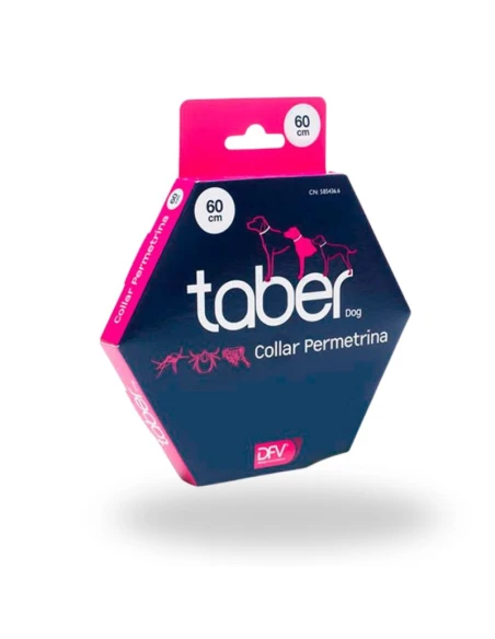Complementos para aves|Collar Antiparasitario para Perros TABERDOG Permetrina 60cm