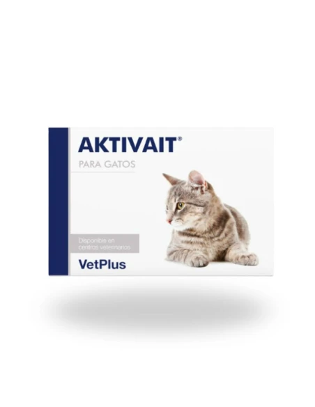 VetPlus Aktivait Gatos – Suplemento Antienvejecimiento Cerebral