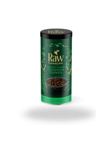 Canagan RAW Topper Pollo 50 g – Complemento Liofilizado Natural para Perros y Gatos