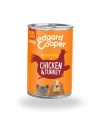 Edgard & Cooper Comida Húmeda para Perro Pavo y Pollo – Caja 6x400g