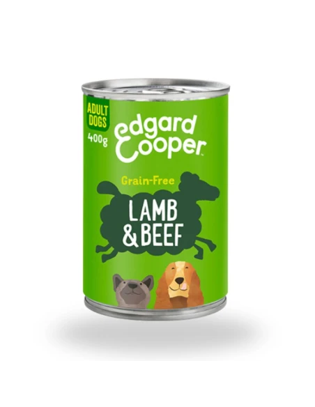 Edgard & Cooper Comida Húmeda Cordero y Ternera Perros – 6x400g