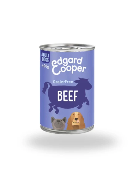 Edgard & Cooper Comida Húmeda Ternera para Perros – 6x400g