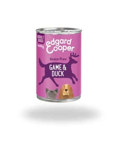 Edgard & Cooper Perros Adultos Venado y Pato – Comida Húmeda 6x400g