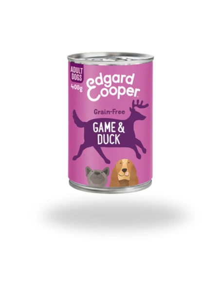 Edgard & Cooper Perros Adultos Venado y Pato – Comida Húmeda 6x400g