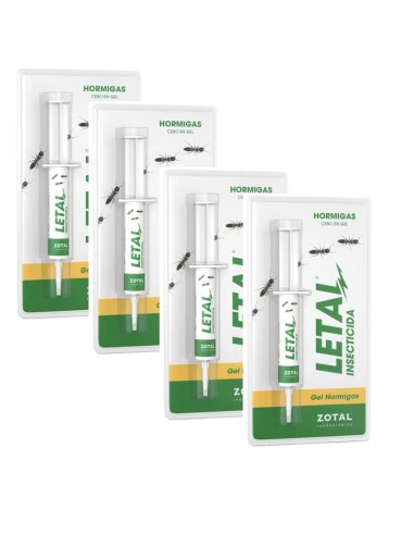 Paquet de 4 insecticide LETHAL TRX ZOTAL dans l’appât contre les fourmis, total 40 gr