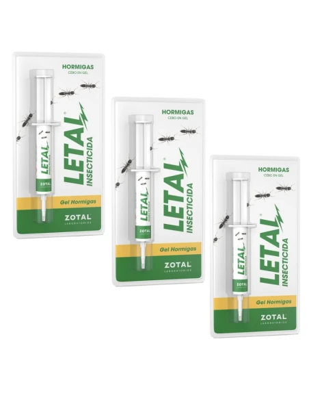 Pack Insecticida Hormigas LETAL TRX ZOTAL – 60 g en Jeringa Dosificadora