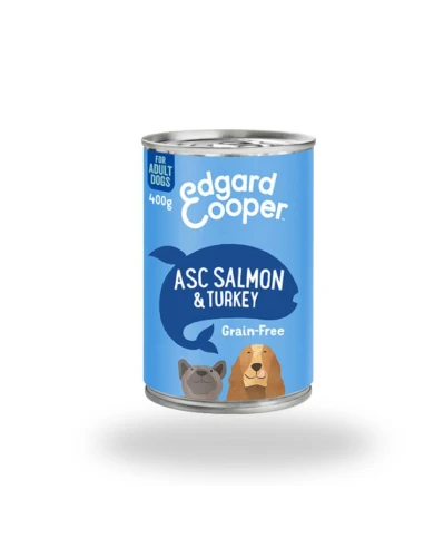 Comida Húmeda para Perros Adultos Salmón y Pavo – EC Canine 6x400g