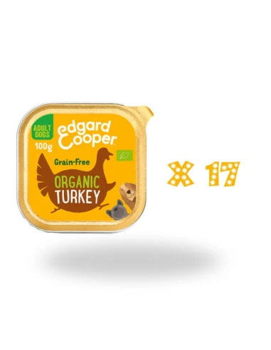 EC Canine Bio Organic Pavo Adulto – Comida Húmeda Ecológica 17x100g