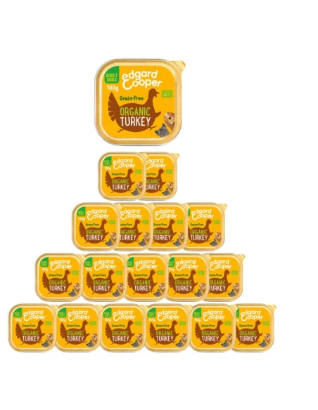 EC Canine Bio Organic Pavo Adulto – Comida Húmeda Ecológica 17x100g