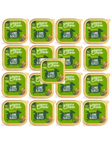 EC Canine Bio Organic Cordero y Ternera – Tarrinas Perros Adultos 17x100g