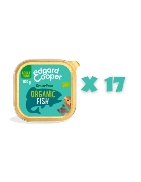 EC Canine Bio Organic Pescado – Tarrinas para Perros Adultos 17x100g