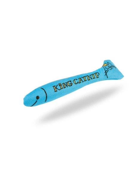 Juguete de Sardina para Gatos  KING CATNIP con Hierva Gatera