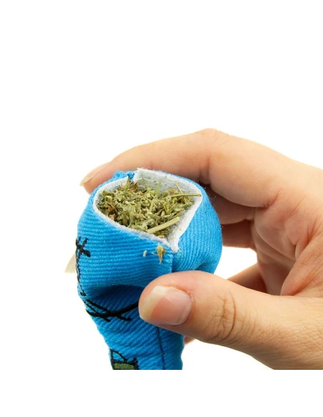 Juguete de Sardina para Gatos  KING CATNIP con Hierva Gatera