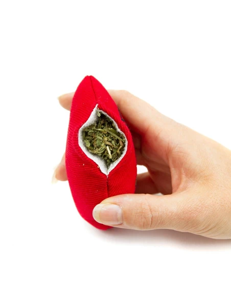 Juguete de Corazón para Gatos KING CATNIP con Hierva Gatera