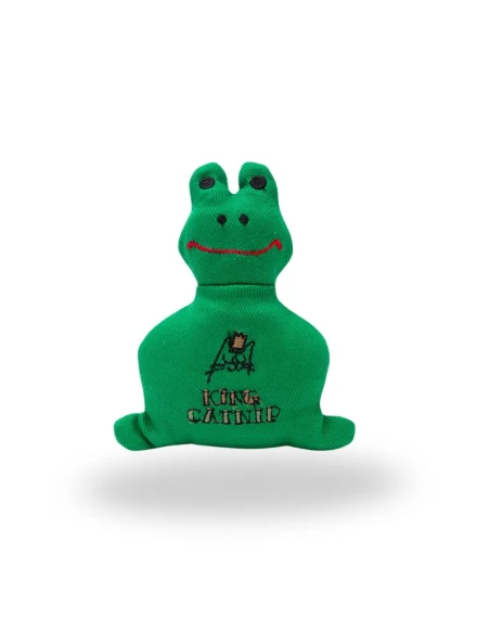 King Catnip Rana – Juguete para Gatos con Hierba Gatera Natural