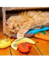 Juguete de Rana para Gatos KING CATNIP con Hierva Gatera
