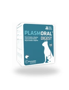 Complemento digestivo para perros grandes PHARMADIET PLASMORAL DIGEST 30 sobres