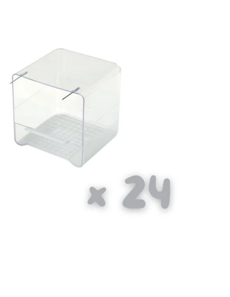 Bañera Externa para Aves 2GR Reggio Compatible con Todas las Jaulas PACK 24UDS