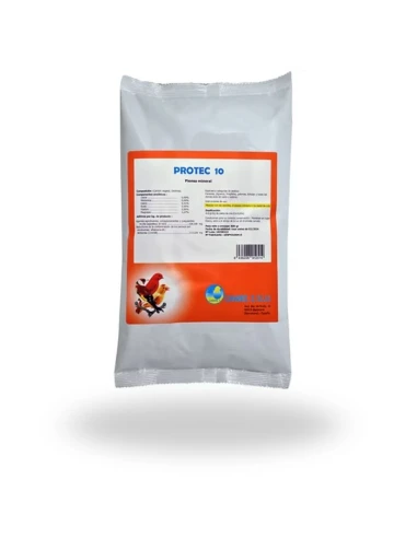 PROTEC 10 Pienso Mineral 800 g | Suplemento para Aves con Acción Antifúngica