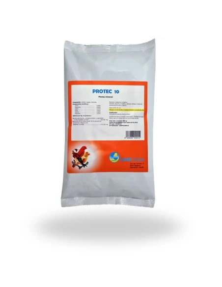 PROTEC 10 Pienso Mineral 800 g | Suplemento para Aves con Acción Antifúngica
