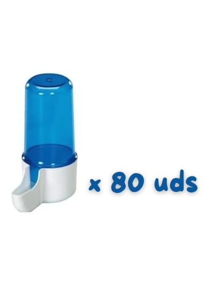 Bebedero 2GR Sifon Corto Lujo Compatible con todas las Jaulas 70 ml PACK 80UDS