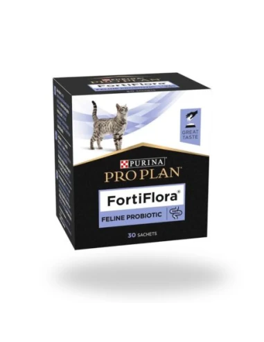 probiotiques intestinaux pour chats FORTIFLORA PURINA PRO PLAN 30 X 1 gr