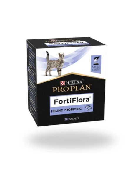 probiotiques intestinaux pour chats FORTIFLORA PURINA PRO PLAN 30 X 1 gr