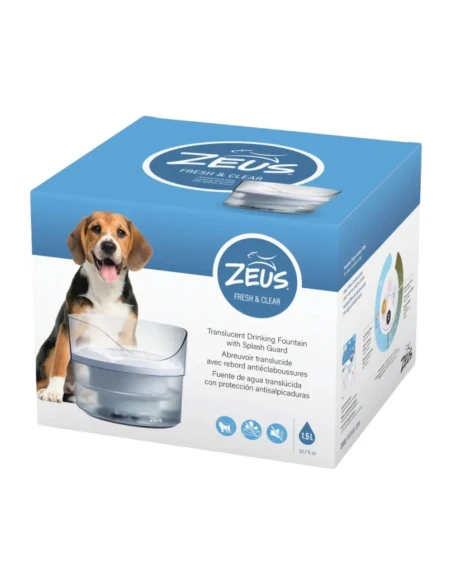 Complementos para aves|Fuente ZEUS HAGEN Fresh and Clear, para perros y gatos 1.5 litros