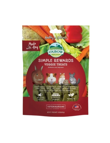 Complementos para aves|Golosinas Horneadas Vegetales para Roedores OXBOW 85gr