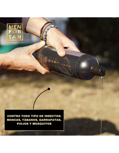 Champú para caballos repelente de insectos MENFORSAN 1 litro
