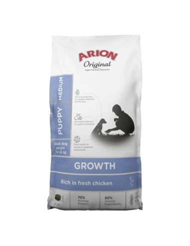 Arion Growth Puppy Pollo | Cachorros Razas Medianas