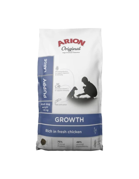 Pienso para Perro Cachorro de Razas Grande ARION ORIGINAL Growth Pollo 2kg