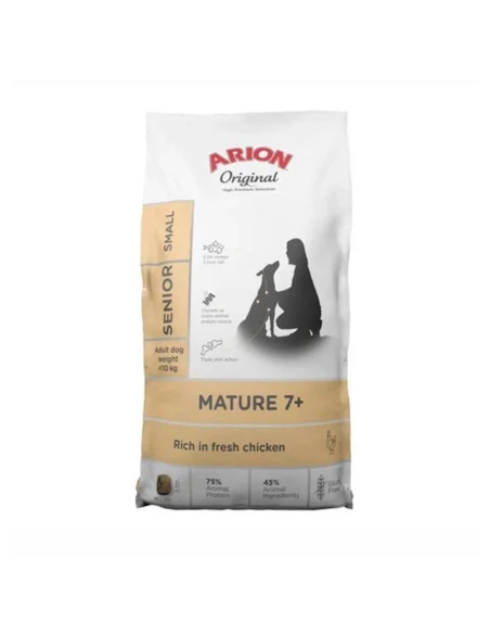 Pienso para Perro Senior de Raza Pequeña ARION ORIGINAL Mature +7 Pollo 2kg