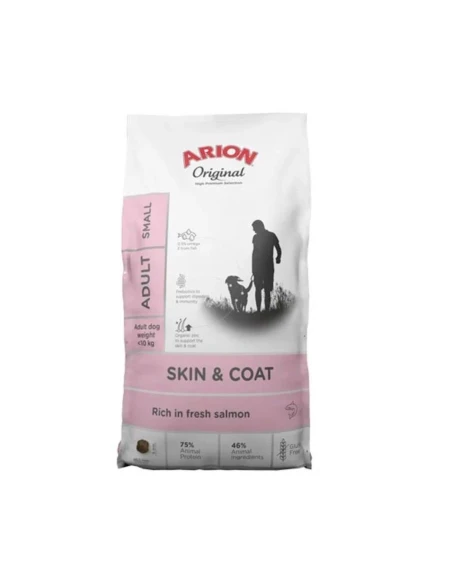 Arion Skin & Coat Salmón 7?kg | Pienso para Perros Pequeños con Piel Sensible