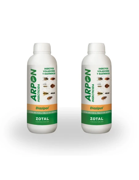 ARPÓN DIAZIPOL 250 ml PACK 2 uds de Insecticida para insectos voladores y rastreros