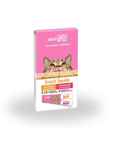 Deligato Snack Líquido para Gato | Premio Cremoso y Sabroso