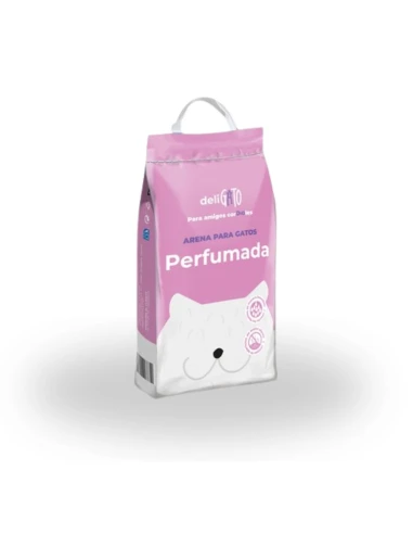 DELIGATO Arena Perfumada para Gato | Alta Absorción y Antiodorante