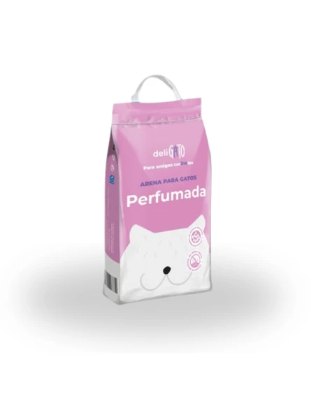 DELIGATO arena para gatos absorbente perfumada bolsa 5 Kg