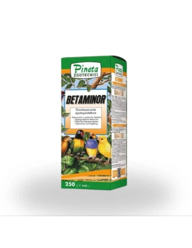 Betaminor Betaina PINETA 250 ml - Ayuda para el higado de los pajaros